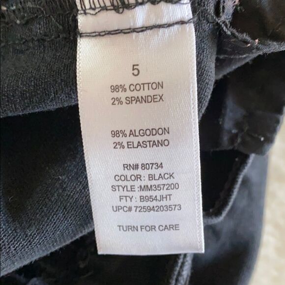 Miley Cyrus Max Azria Black Skinny Jeans Sz 5 - Picture 7 of 9